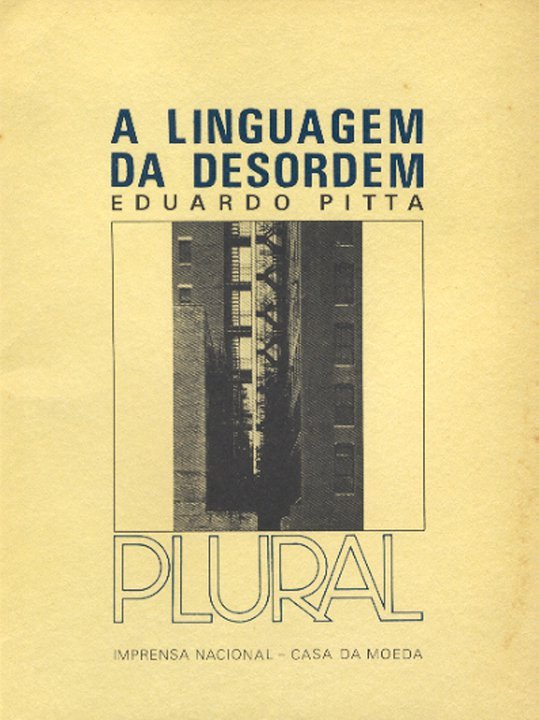 Capa de A Linguagem da Desordem